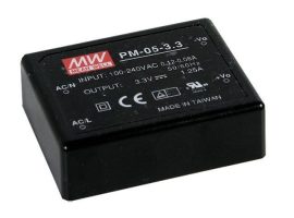 Power supply Mean Well PM-05-3.3 5W/3,3V/0-1,25A